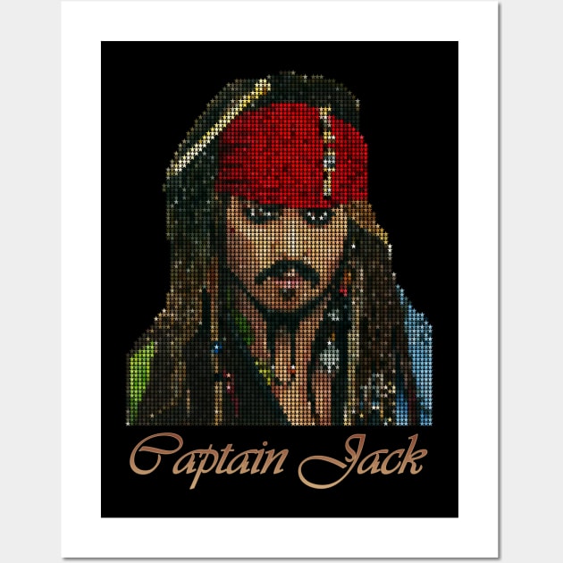 Jack Sparrow - Johnny Depp Wall Art by raaak